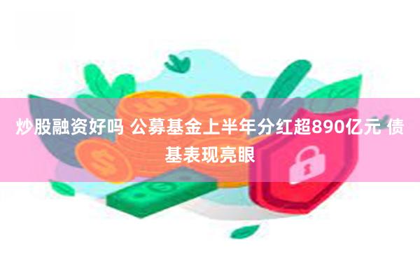 炒股融资好吗 公募基金上半年分红超890亿元 债基表现亮眼