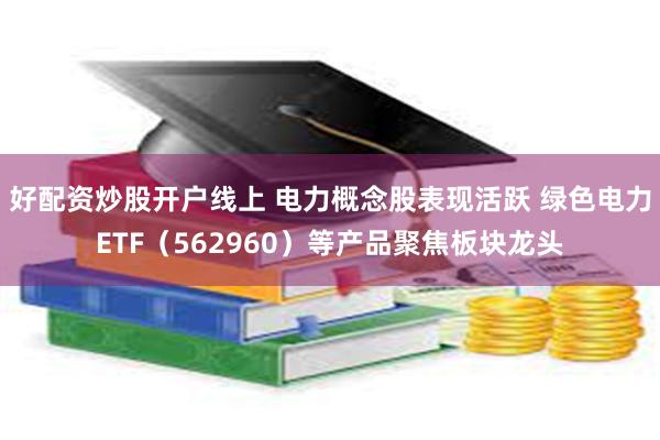 好配资炒股开户线上 电力概念股表现活跃 绿色电力ETF（562960）等产品聚焦板块龙头