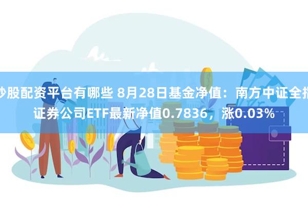 炒股配资平台有哪些 8月28日基金净值：南方中证全指证券公司ETF最新净值0.7836，涨0.03%