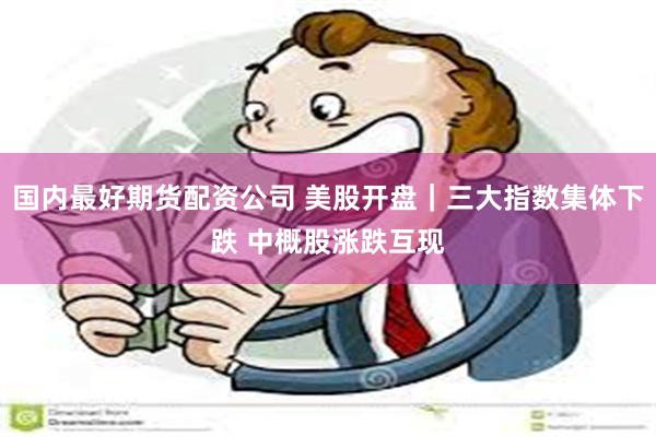 国内最好期货配资公司 美股开盘|三大指数集体下跌 中概股涨跌互现